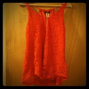 Red party shirt